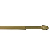 Bacchetta per tende oro D. 11 mm piatta, a vite