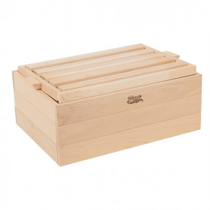 Portapane e tagliere per pane in legno Casa collection