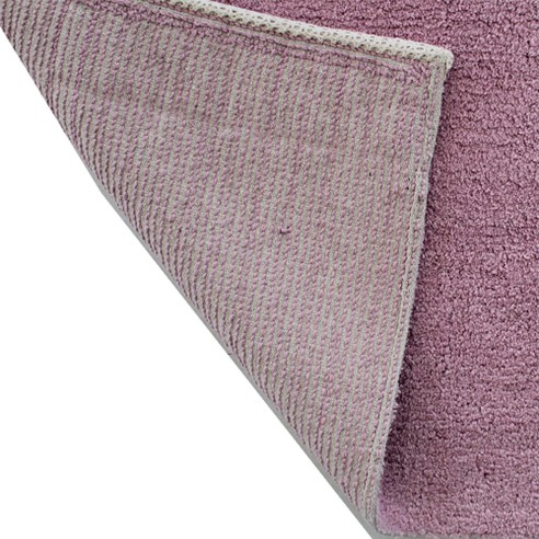 Tappeto bagno Merletto lilla Sobel dettaglio