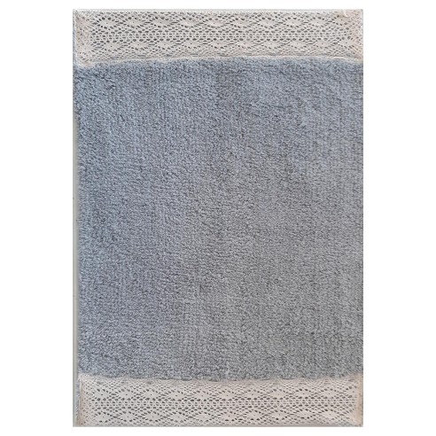 Tappeto bagno Merletto azzurro Sobel