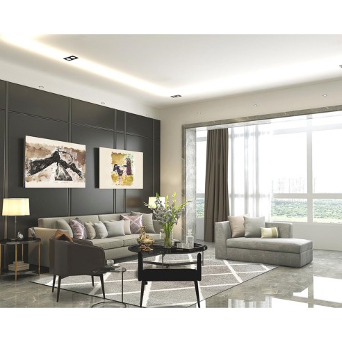 Tappeto Micro 60x120cm Sobel ambientato