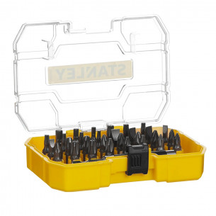 Set 31 pz con portainserti magnetico inserti per avvitare Stanley STA7228-XJ 2