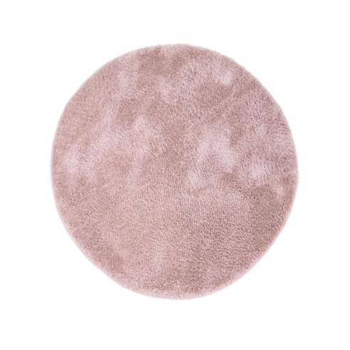 Tappeto Rabbit rotondo malva poudre Linea Oro