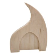 Arco e porta dell'elfo in legno grezzo artigianale Elf Door