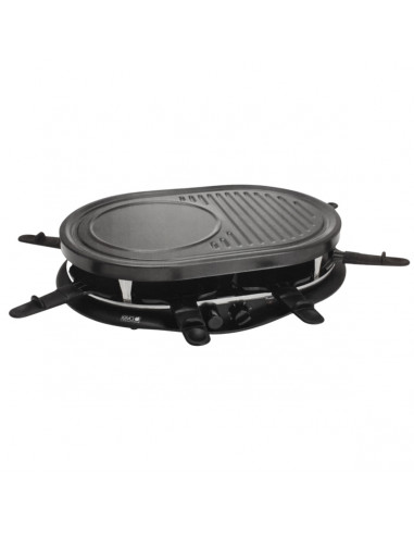 Raclette ovale grill Swiss 8 persone 1200W Eva Collection
