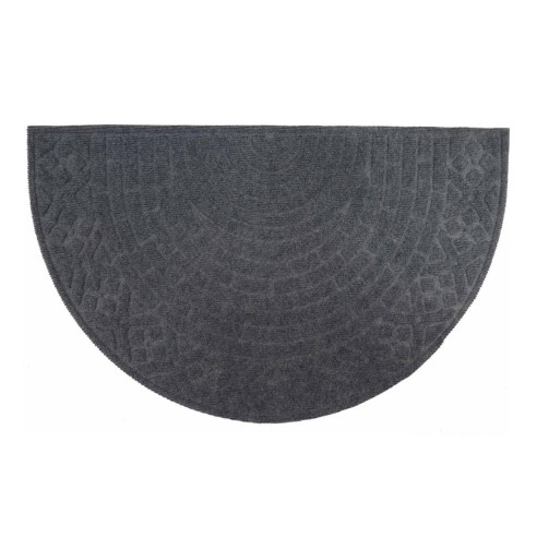 Zerbino Cipro mezzaluna grigio chiaro 45x75cm Velcoc