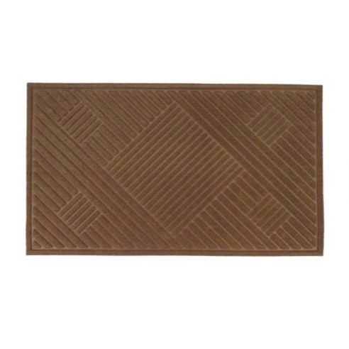 Zerbino Cipro rettangolare marrone 45x75cm Velcoc