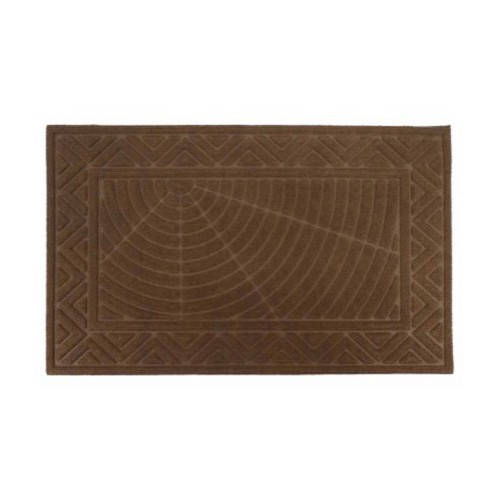 Zerbino Cipro rettangolare marrone 45x75cm Velcoc