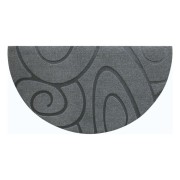 Zerbino Zeli mezzaluna 40x75cm grigio Velcoc