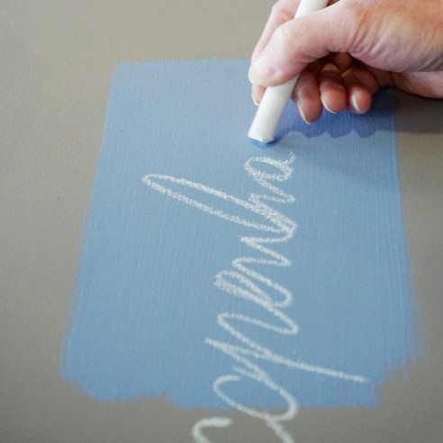Pittura lavagna a base acqua per trasformare superfici in lavagna Fleur Copenhagen Blue