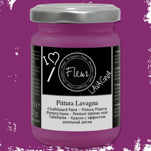 Pittura lavagna a base acqua per trasformare superfici in lavagna Fleur Crazy Horse