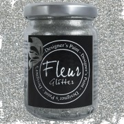 Pigmento di Glitter in polvere finissimo Fleur 90 gr Silver