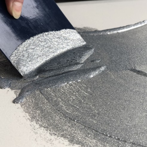 Pigmento di Glitter in polvere finissimo Fleur 90 gr Silver