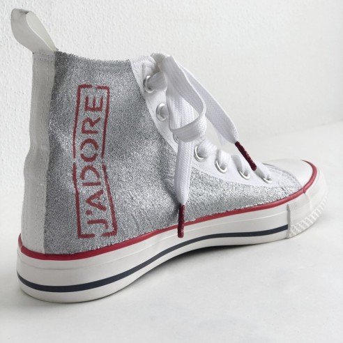 Pigmento di Glitter in polvere finissimo Fleur 90 gr Silver