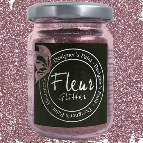 Pigmento di Glitter in polvere finissimo Fleur 90 gr Powder Rose