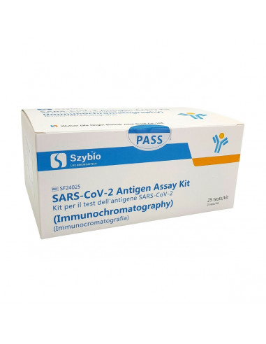 kit test rapido antigenico SARS-CoV2 25pz