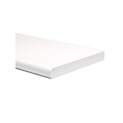 Mensola legno stondata preforata Kimspace Kimono bianco
