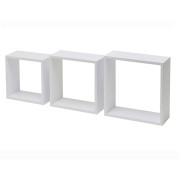 Set 3 mensole Cubo bianco Kimono