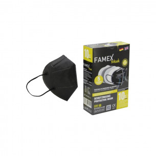 Mascherina filtrante FFP2 nero 10pz