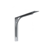 Eclisse staffa per mensola metallo grigio