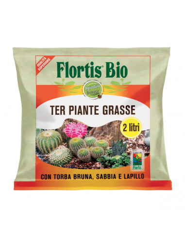Terriccio per piante grasse 2L Flortis