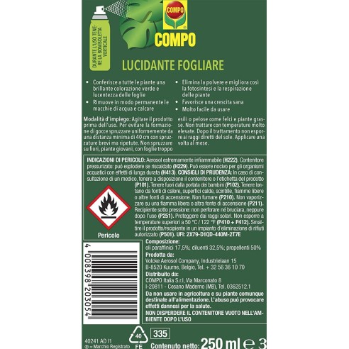 COMPO Lucidante fogliare 250 ml