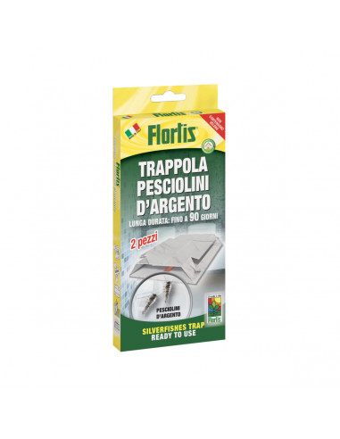 Trappola pesciolini argento 2pz Flortis