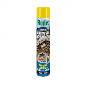 Insetticida antivespe schiumogeno 750ml Flortis