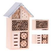 Casetta hotel per insetti 15x9x26cm in legno da appendere
