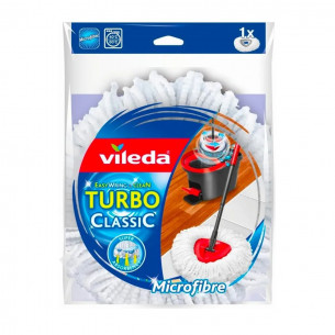 Vileda fiocco ricambio per Turbo 100% microfibra