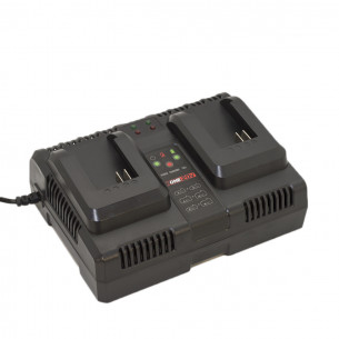 Caricabatteria doppio batterie litio 20 V sistemi X-ONE