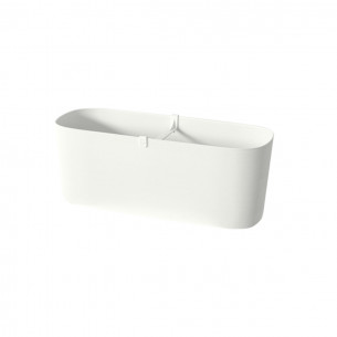 Fioriera da balcone Paros 50x17 h19cm con riserva d'acqua 2