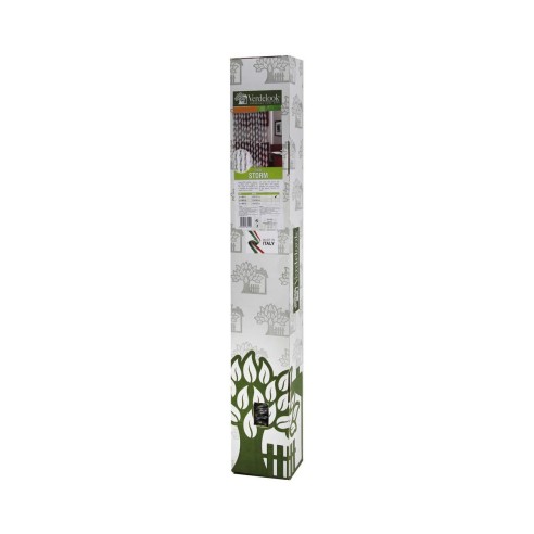heimtexland® 651 - Tenda decorativa per finestre con motivo natalizio, 45 x 120 cm, motivo: gnomi, colore: rosso/grigio