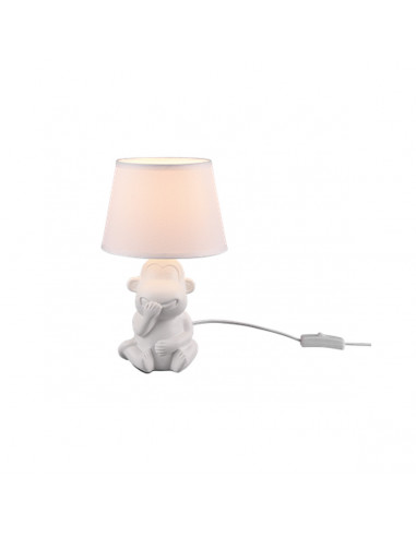 Chita lampada da tavolo in ceramica 1x E14 bianco