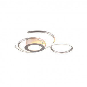 Jive plafoniera LED integrato nichel opaco con telecomando