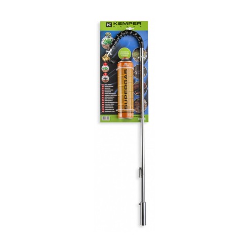 Kit cannello bruciaerbe con cartuccia 600ml per erbacce Kemper 1047GBPC
