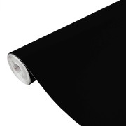 Pellicola adesiva in vinile effetto velluto nero 45cmx1m