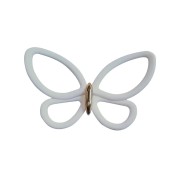 Crearreda Spring Decor decorazione adesiva per pareti 3D Farfalle bianco 12pz