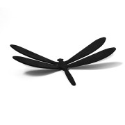 Crearreda Spring Decor decorazione adesiva per pareti 3D Libellule nero 16pz