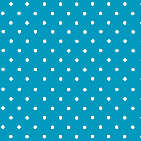 Pellicola adesiva per mobili in vinile blu Pois bianchi