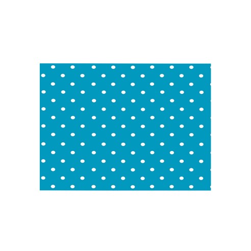 Pellicola adesiva per mobili in vinile blu Pois bianchi