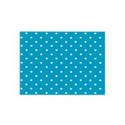 Pellicola adesiva per mobili in vinile blu Pois bianchi