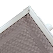 Lettino sdraio in alluminio con parasole (X-6180) taupe