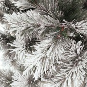 Albero di Natale innevato Des Alpes 180 cm Flora dettaglio