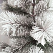Albero di Natale innevato Des Alpes 180 cm Flora dettaglio rami