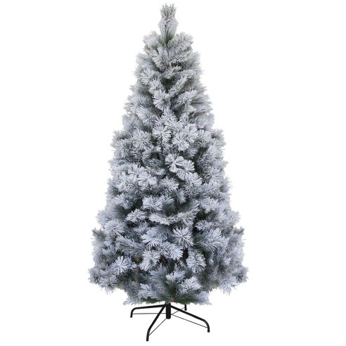 Albero di Natale innevato Des Alpes 240 cm Flora