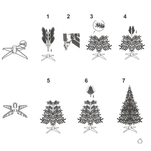 istruzioni montaggio albero ombrello