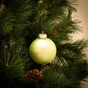 Palline di Natale in vetro multicolor Ø 8 cm confezione da 6 pezzi