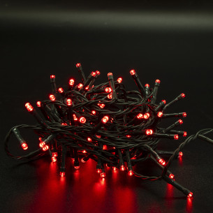 Luci di Natale 240 LED rosso 8 funzioni 12 m Domus Light 2