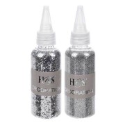 Glitter argento per decorazioni 40 g assortito H&S Collection